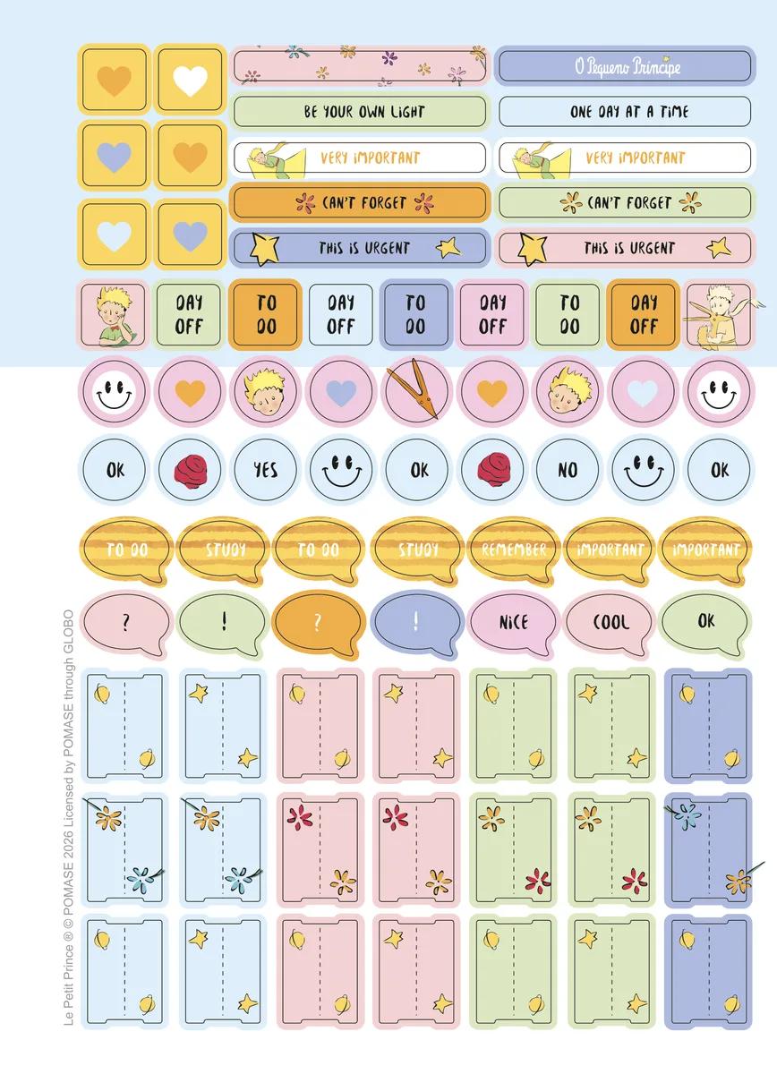 CADERNO ESPIRAL CAPA DURA 10 MATÉRIAS COLLEGE - O PEQUENO PRÍNCIPE — miniatura 7