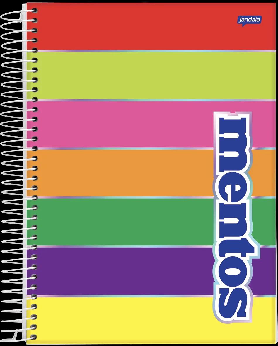 CADERNO ESPIRAL UNIVERSITÁRIO CAPA DURA 10 MATÉRIAS 160 FOLHAS - MENTOS — miniatura 4