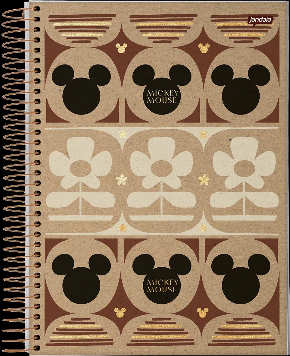 CADERNO ESPIRAL UNIVERSITÁRIO CAPA DURA 10 MATÉRIAS 160 FOLHAS - MICKEY & MINNIE ARTS KRAFT — miniatura 3