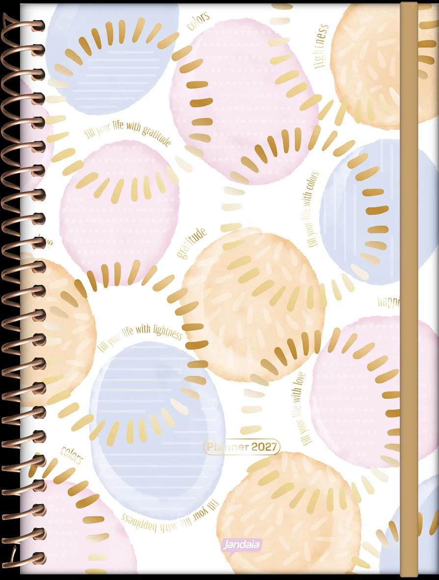 AGENDA PLANEJAMENTO ESPIRAL 175X242MM 80 FOLHAS - LA CREME — miniatura 3