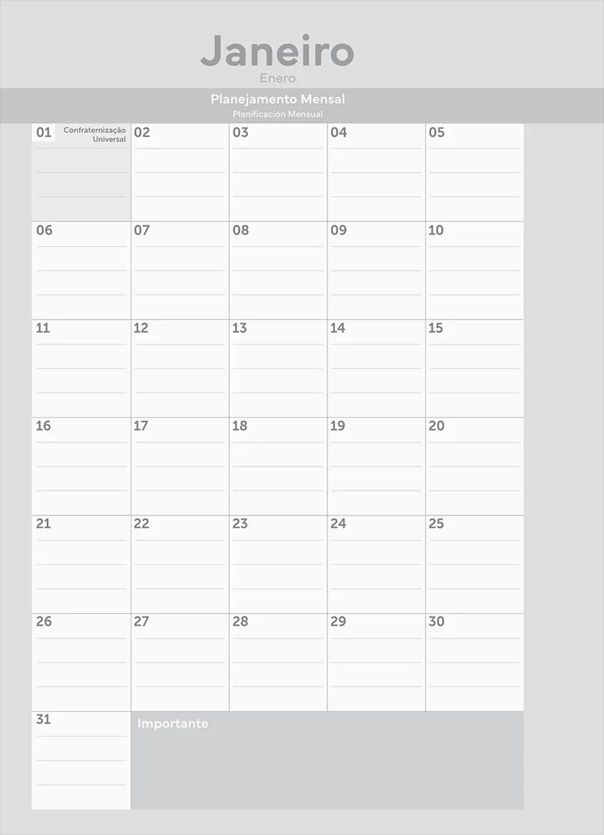 AGENDA PLANEJAMENTO GARRA 175X242 NEO CARAMELO - OFFICE — miniatura 3