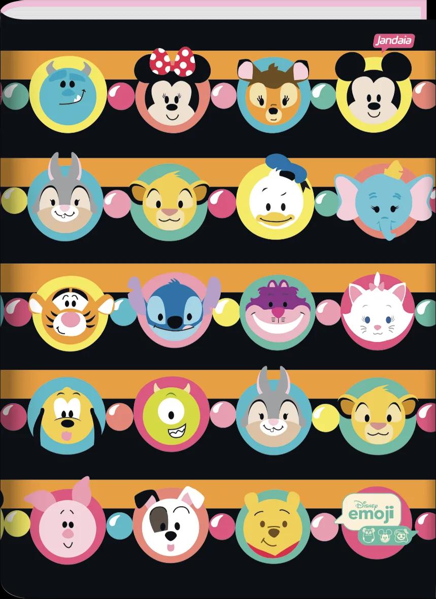 CADERNO BROCHURA CAPA DURA 1/4 80 FOLHAS - DISNEY EMOJI — miniatura 3