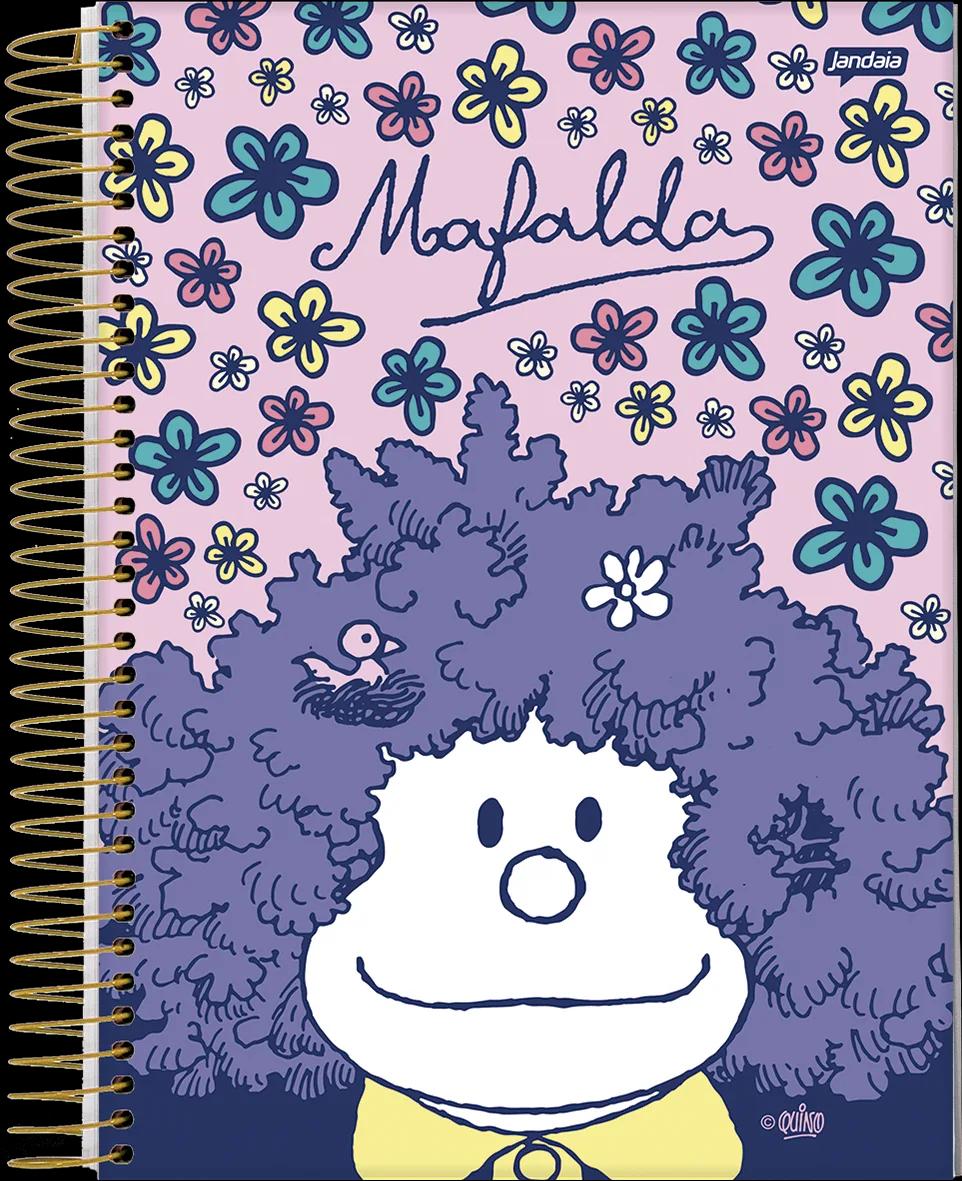 CADERNO ESPIRAL UNIVERSITÁRIO CAPA DURA 10 MATÉRIAS 160 FOLHAS - MAFALDA — miniatura 2