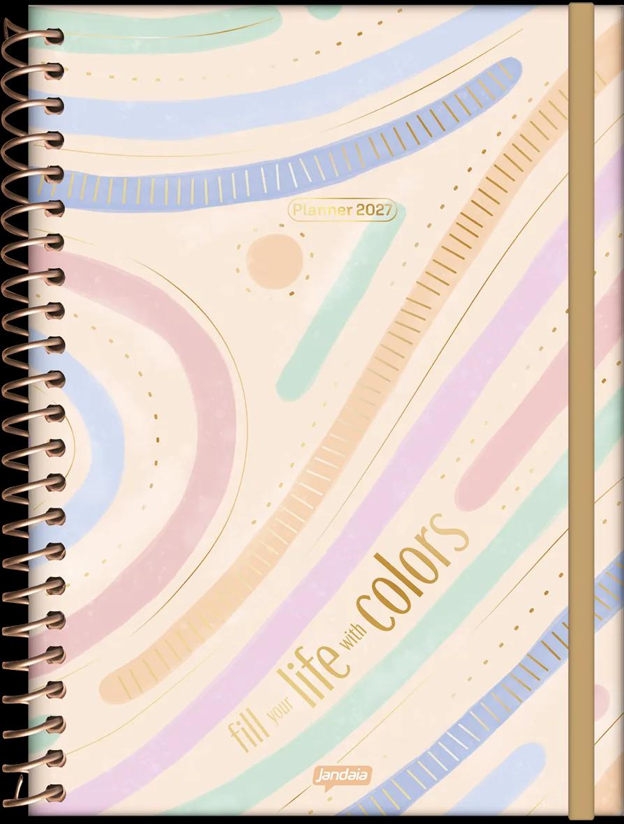 AGENDA PLANEJAMENTO ESPIRAL 175X242MM 80 FOLHAS - LA CREME — miniatura 4