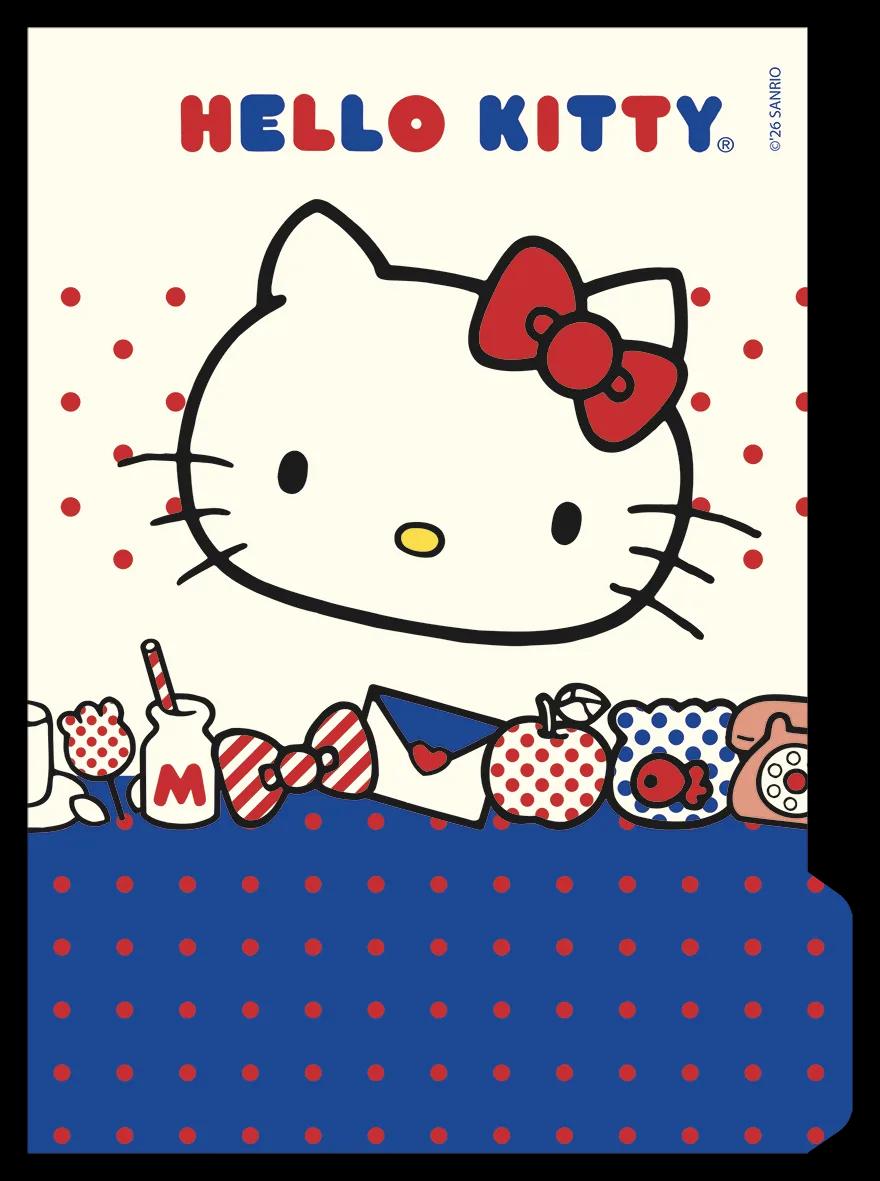 CADERNO GARRA 175X242MM COLLEGE 1X1 NEO 80FLS - HELLO KITTY — miniatura 5