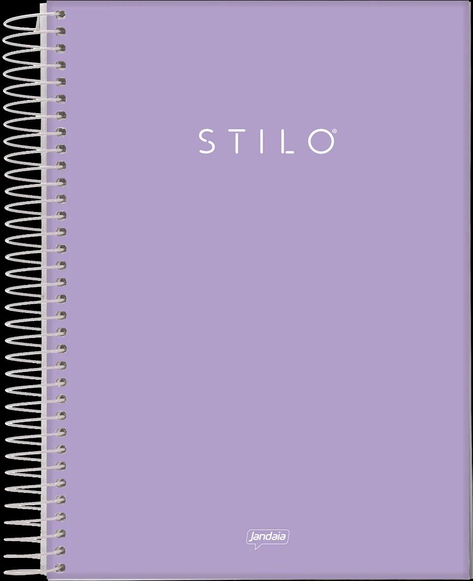 CADERNO ESPIRAL CAPA DURA 1/4 80 FOLHAS - STILO — miniatura 3