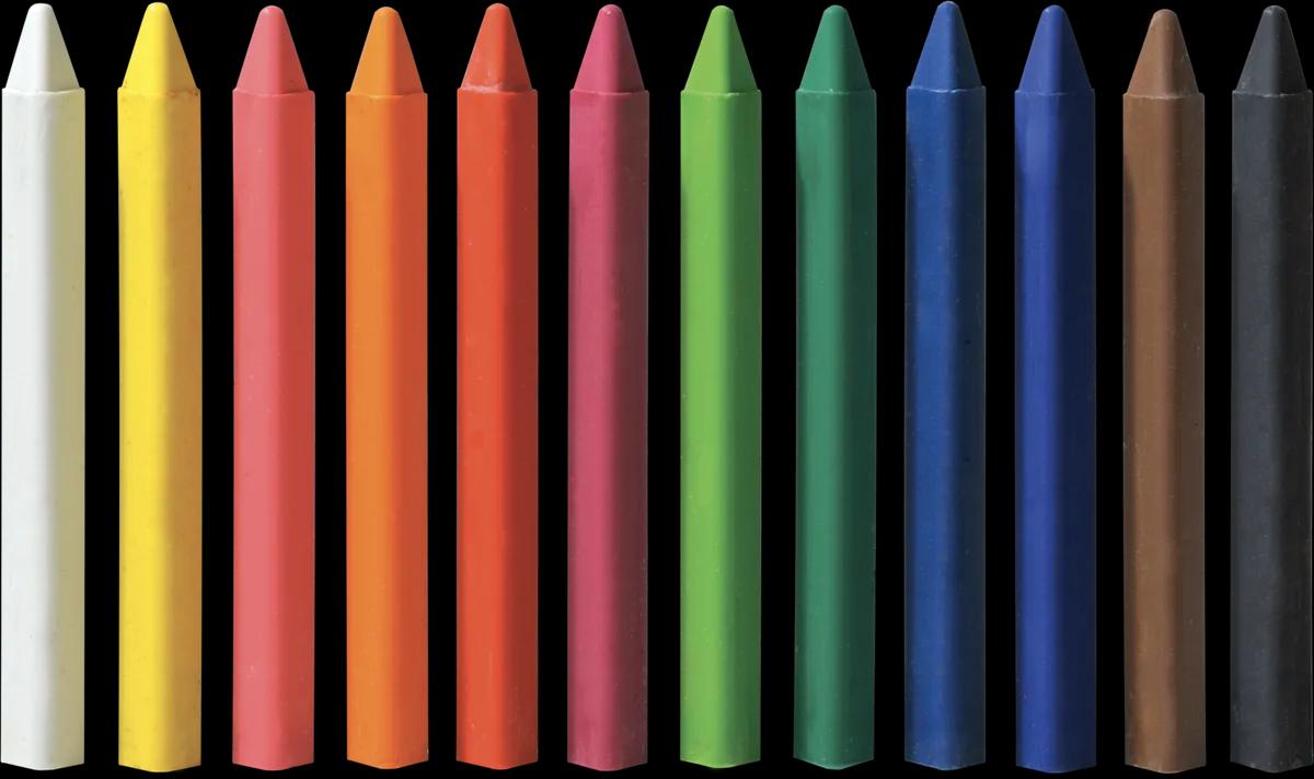 GIZAO DE CERA 12 CORES TRIANGULAR - JANDAIA — miniatura 2