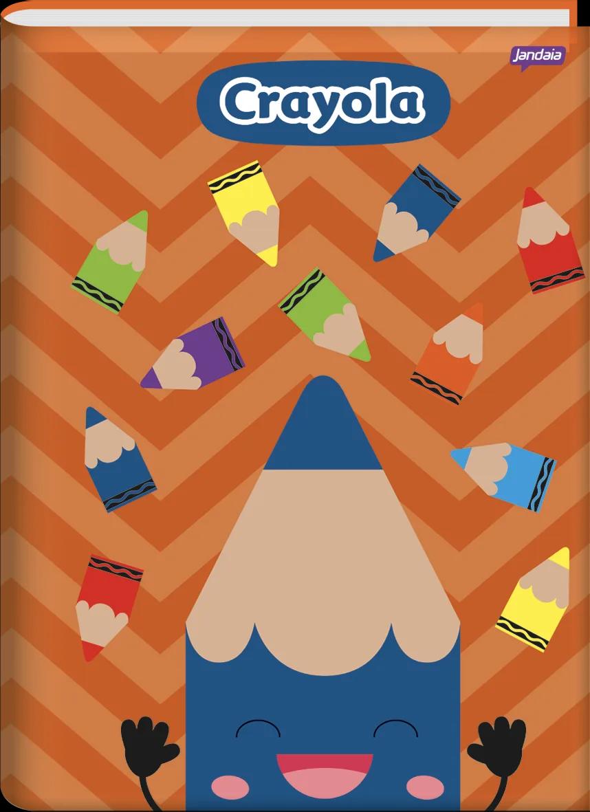 CADERNO BROCHURA CAPA DURA 1/4 80 FOLHAS - CRAYOLA