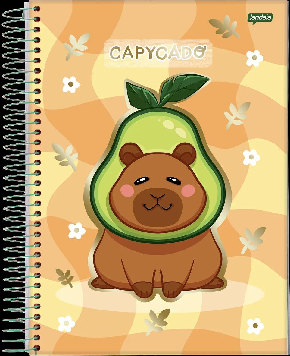 CADERNO ESPIRAL UNIVERSITÁRIO CAPA DURA 15 MATÉRIAS 160 FOLHAS - AVOCADO — miniatura 2