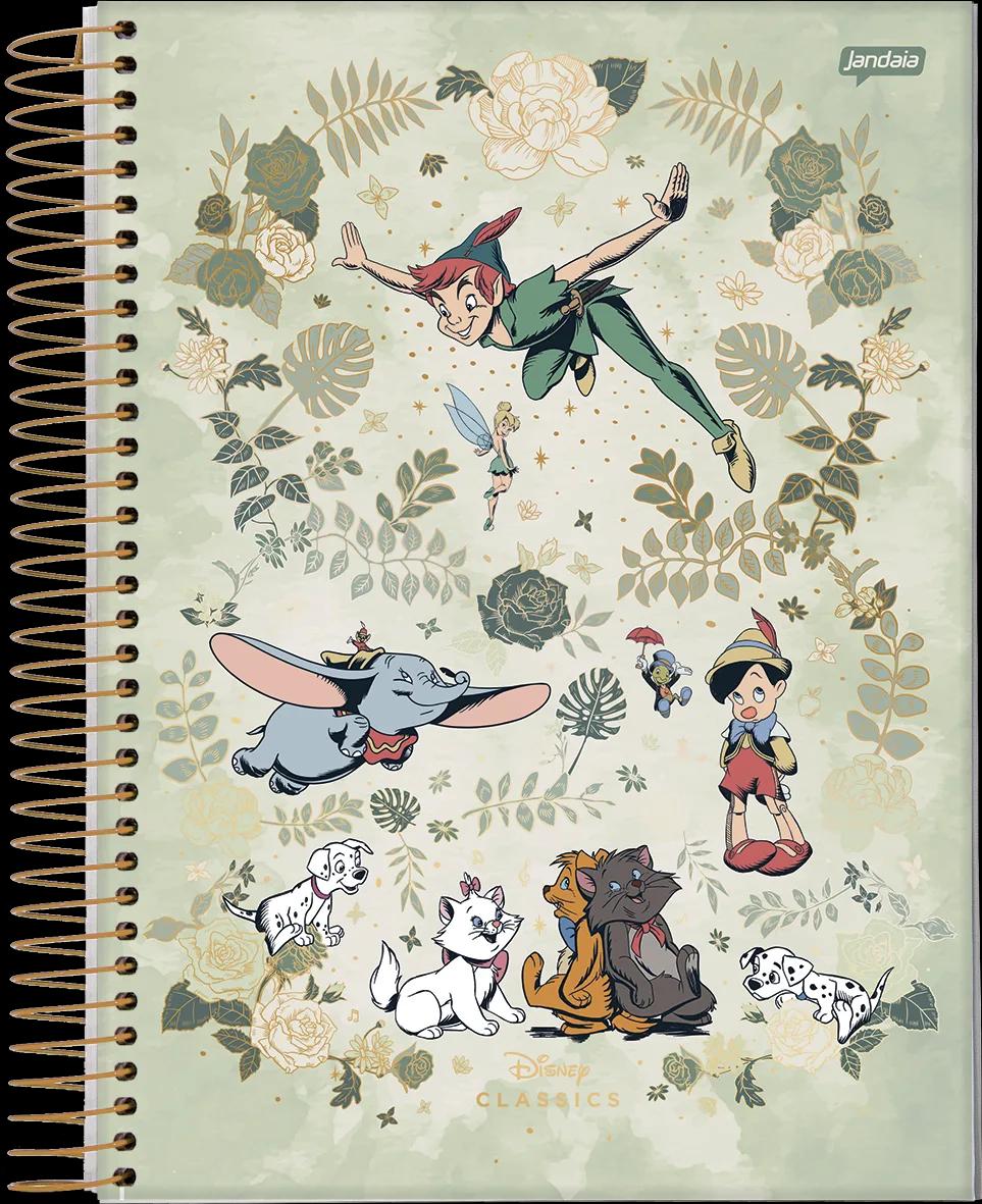CADERNO ESPIRAL CAPA DURA 1/4 80 FOLHAS - DISNEY CLÁSSICOS — miniatura 4