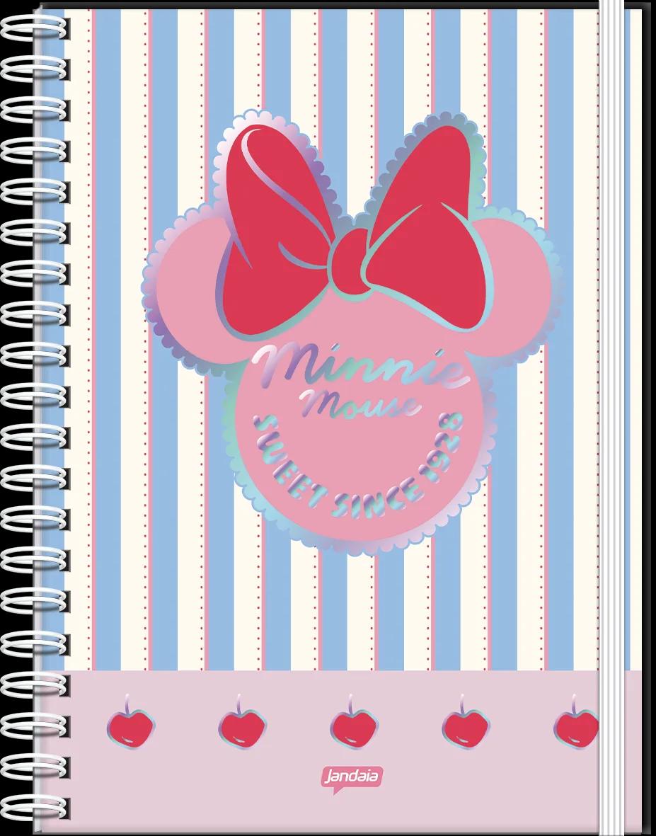 CADERNO NEO COLLEGE 175X242MM 80 FOLHAS - MINNIE ARTS