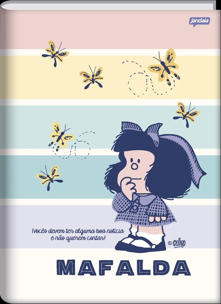 CADERNO BROCHURA CAPA DURA 1/4 80 FOLHAS - MAFALDA — miniatura 2