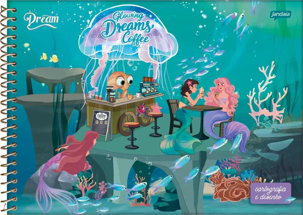 CADERNO ESPIRAL CAPA DURA 80 FOLHAS CARTOGRAFIA - DREAM — miniatura 2