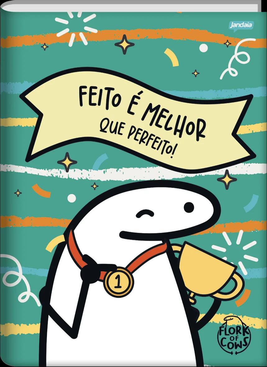 CADERNO BROCHURA CAPA DURA UNIVERSITÁRIO 80 FOLHAS - FLORK — miniatura 2