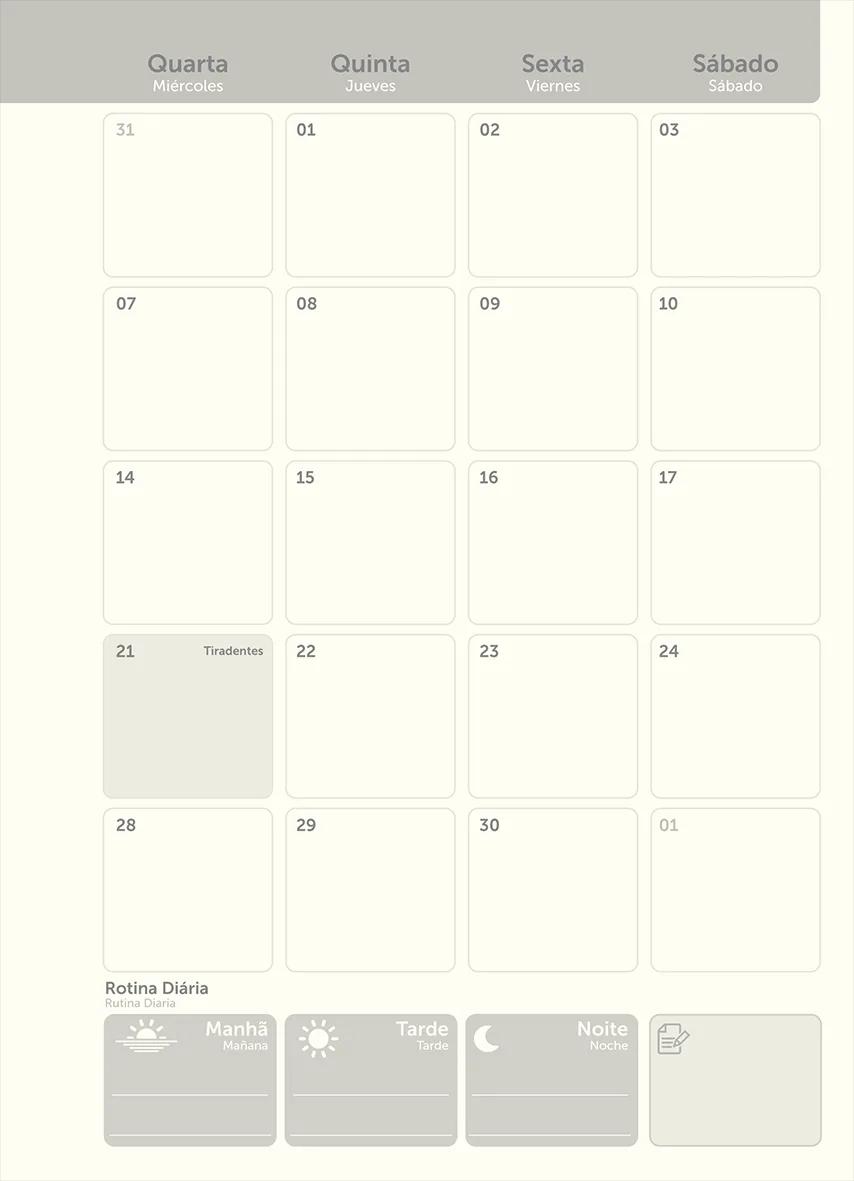 AGENDA PLANEJAMENTO GARRA NEO 175X242MM 80FLS - KRAFT GOLD