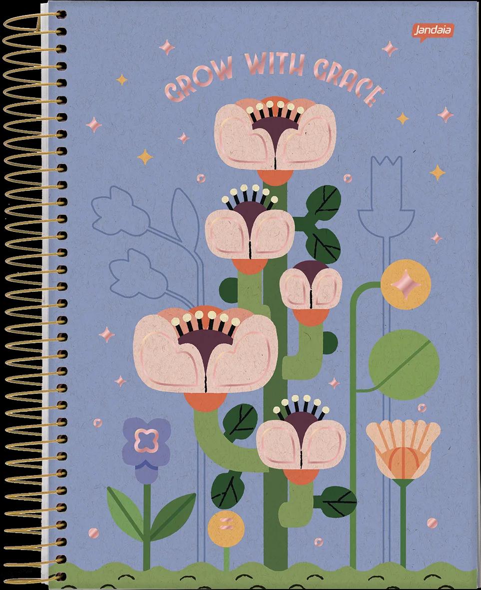 CADERNO ESPIRAL UNIVERSITÁRIO CAPA DURA 01 MATÉRIA 80 FOLHAS - ECO LÍNEA