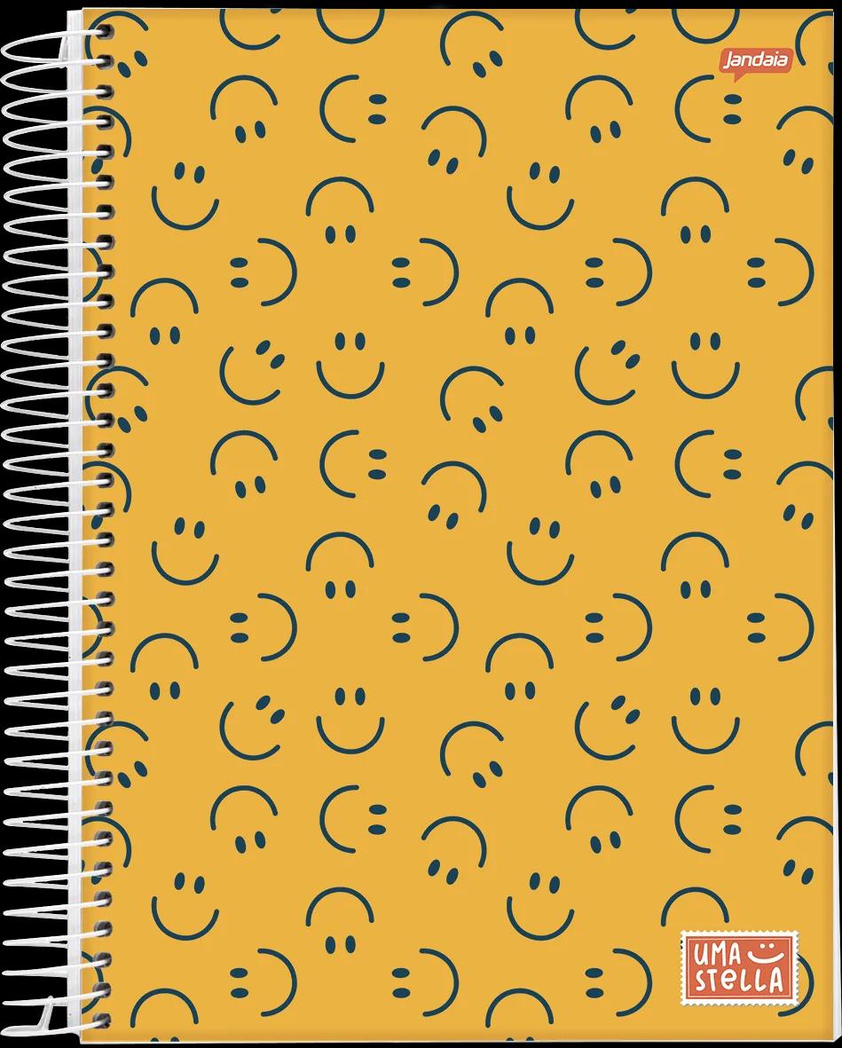 CADERNO ESPIRAL 1/8 CAPA DURA 80 FOLHAS - STELLA — miniatura 7