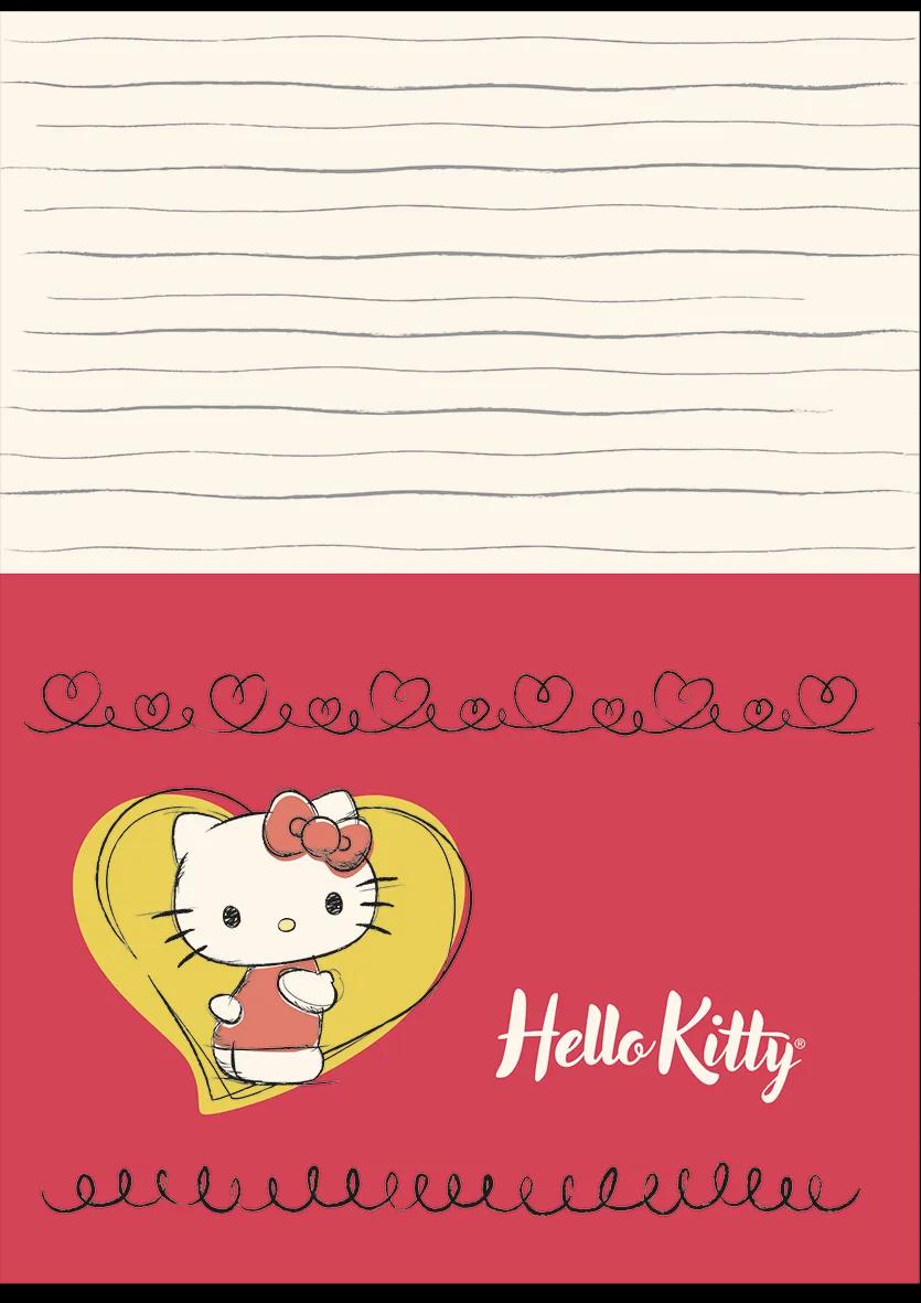 CADERNO ESPIRAL CAPA DURA 01 MATÉRIA COLLEGE - HELLO KITTY — miniatura 6