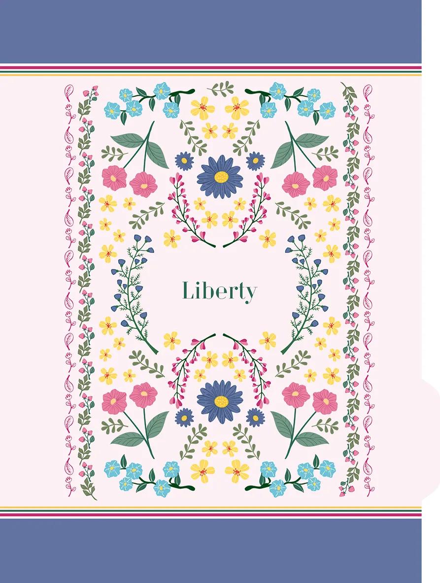 CADERNO ARGOLADO COLLEGE CAPA DURA 80 FOLHAS - LIBERTY — miniatura 6