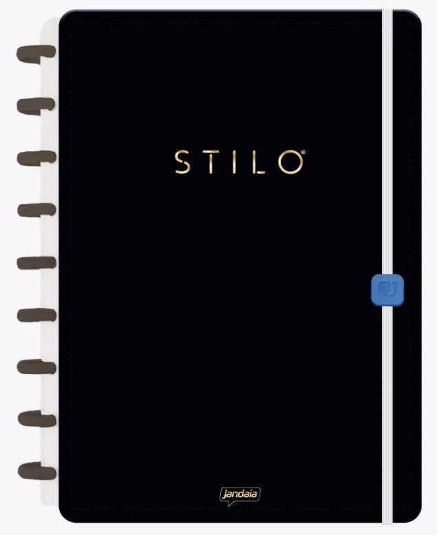 CADERNO NEODISC COLLEGE CAPA DURA 80 FOLHAS PRETO - STILO