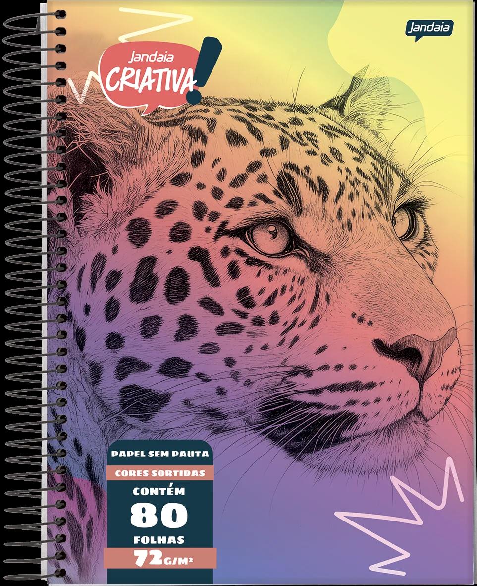 CADERNO ESPIRAL COLLEGE SEM PAUTA 175X242MM - JANDAIA CRIATIVA