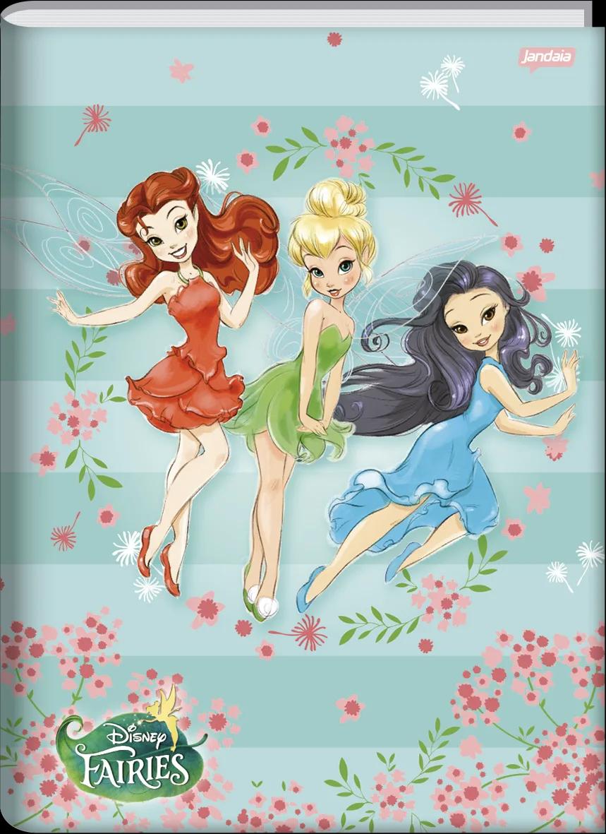 CADERNO BROCHURA CAPA DURA UNIVERSITÁRIO 80 FOLHAS - FADAS DISNEY — miniatura 4