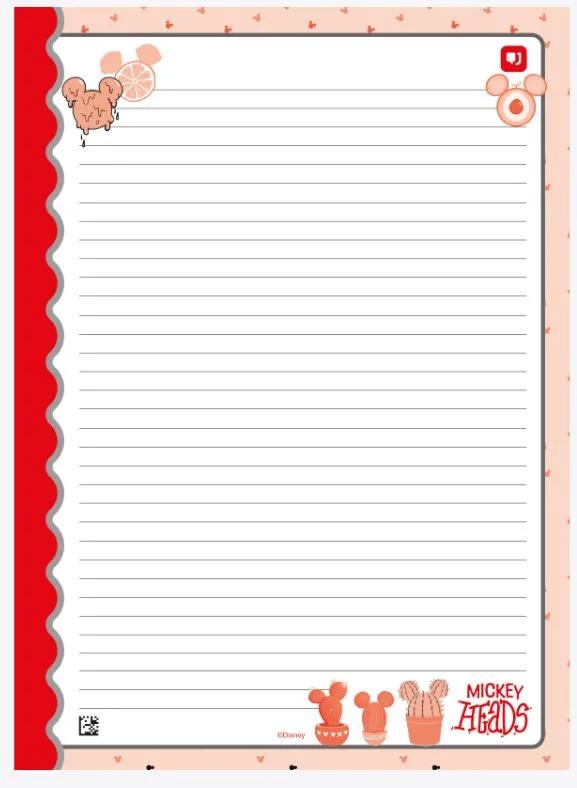 CADERNO NEODISC UNIVERSITÁRIO CAPA DURA 80 FOLHAS - MICKEY HEADS — miniatura 3