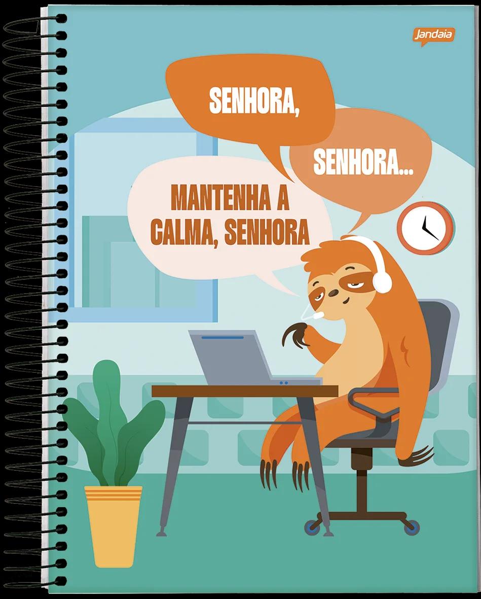 CADERNO ESPIRAL UNIVERSITÁRIO CAPA DURA 12 MATÉRIAS 192 FOLHAS - INSANO
