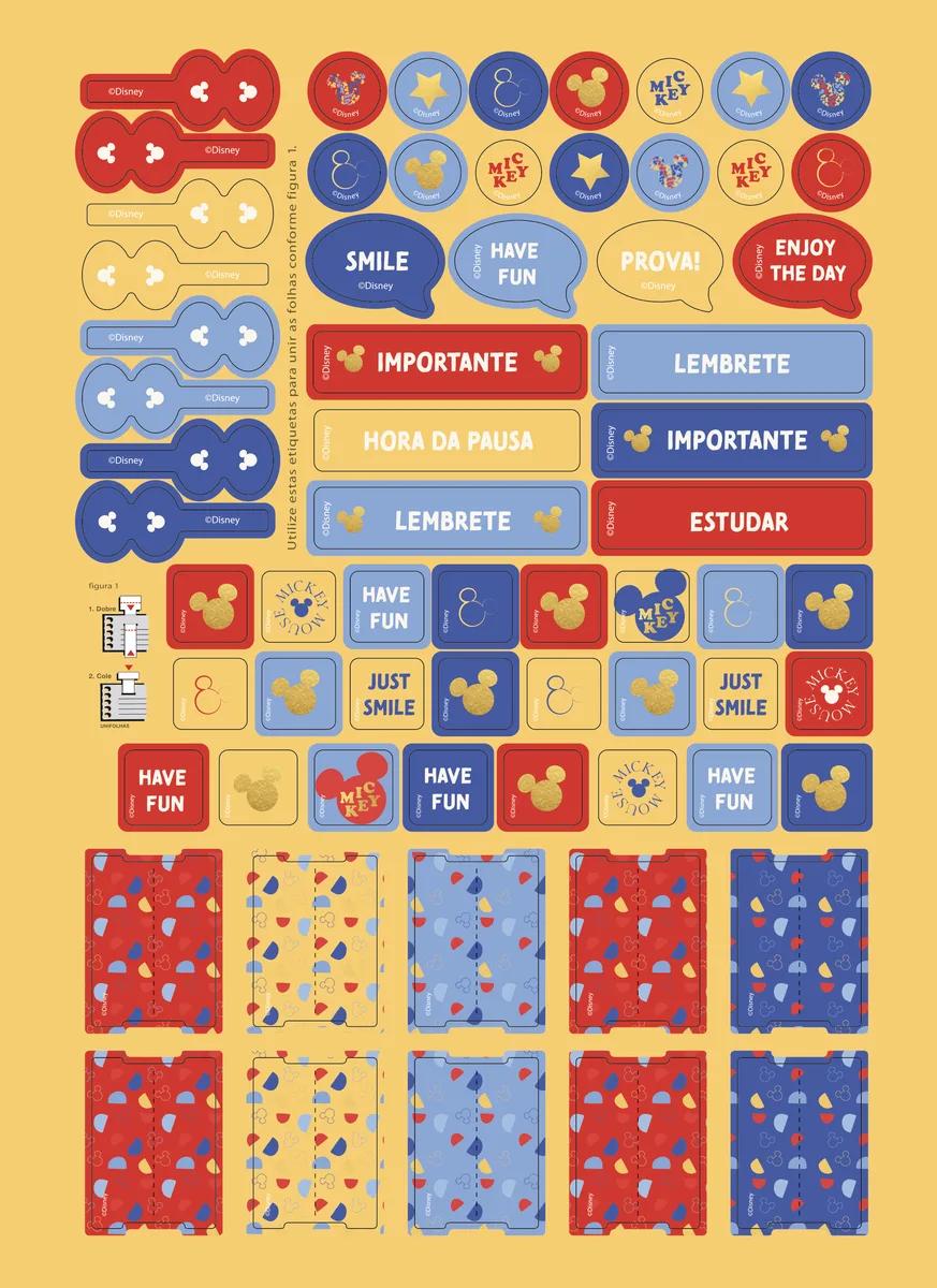 CADERNO ESPIRAL 1/4 140X200MM 80 FOLHAS - MICKEY ARTS — miniatura 5