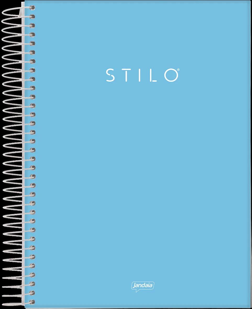 CADERNO ESPIRAL CAPA DURA 1/4 80 FOLHAS - STILO — miniatura 4