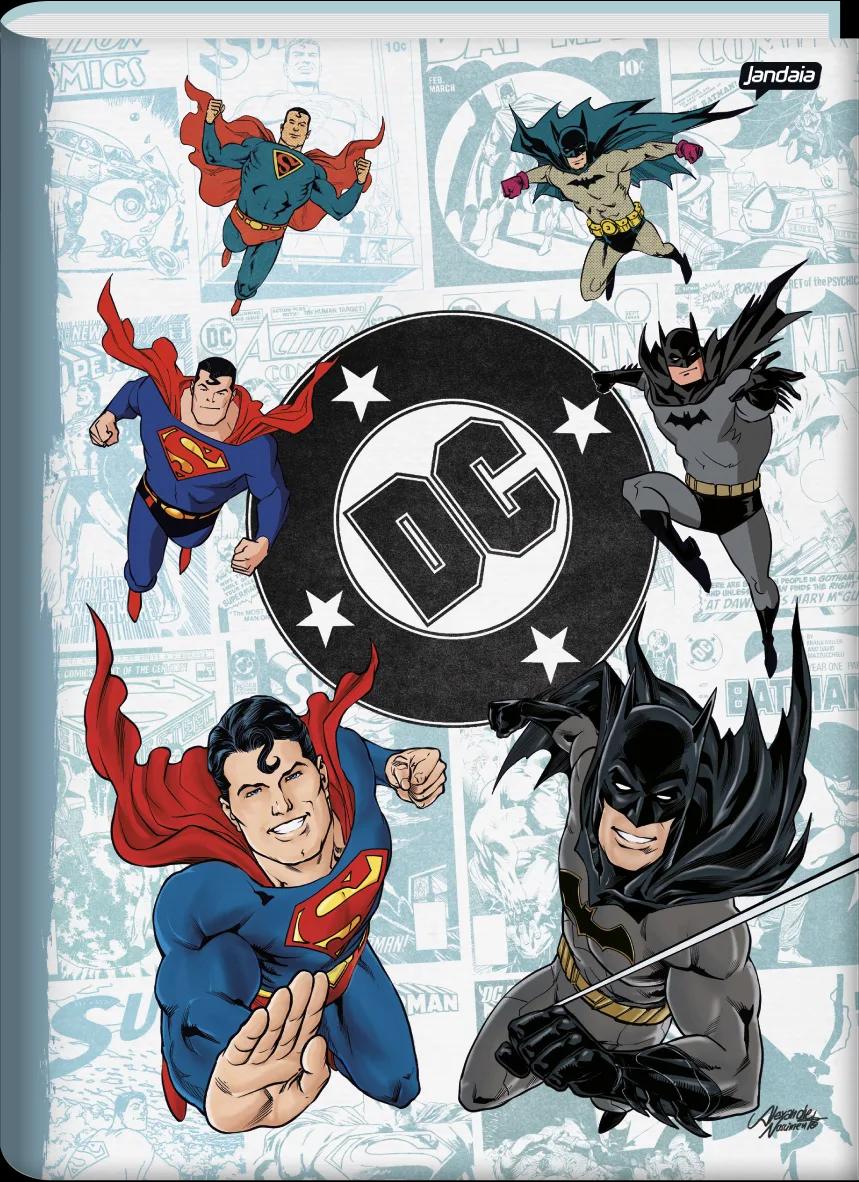 CADERNO BROCHURA CAPA DURA 1/4 80 FOLHAS - DC COMICS — miniatura 2