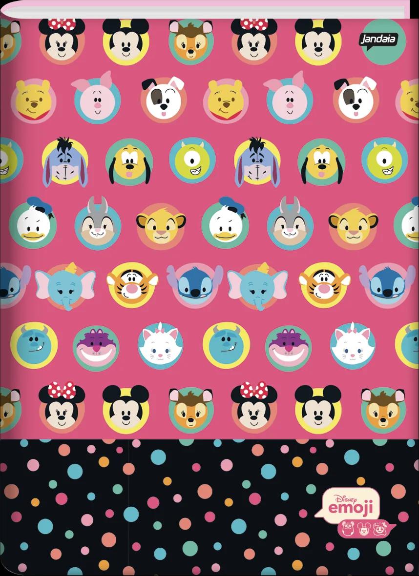 CADERNO BROCHURA CAPA DURA UNIVERSITÁRIO 80 FOLHAS - DISNEY EMOJI — miniatura 4