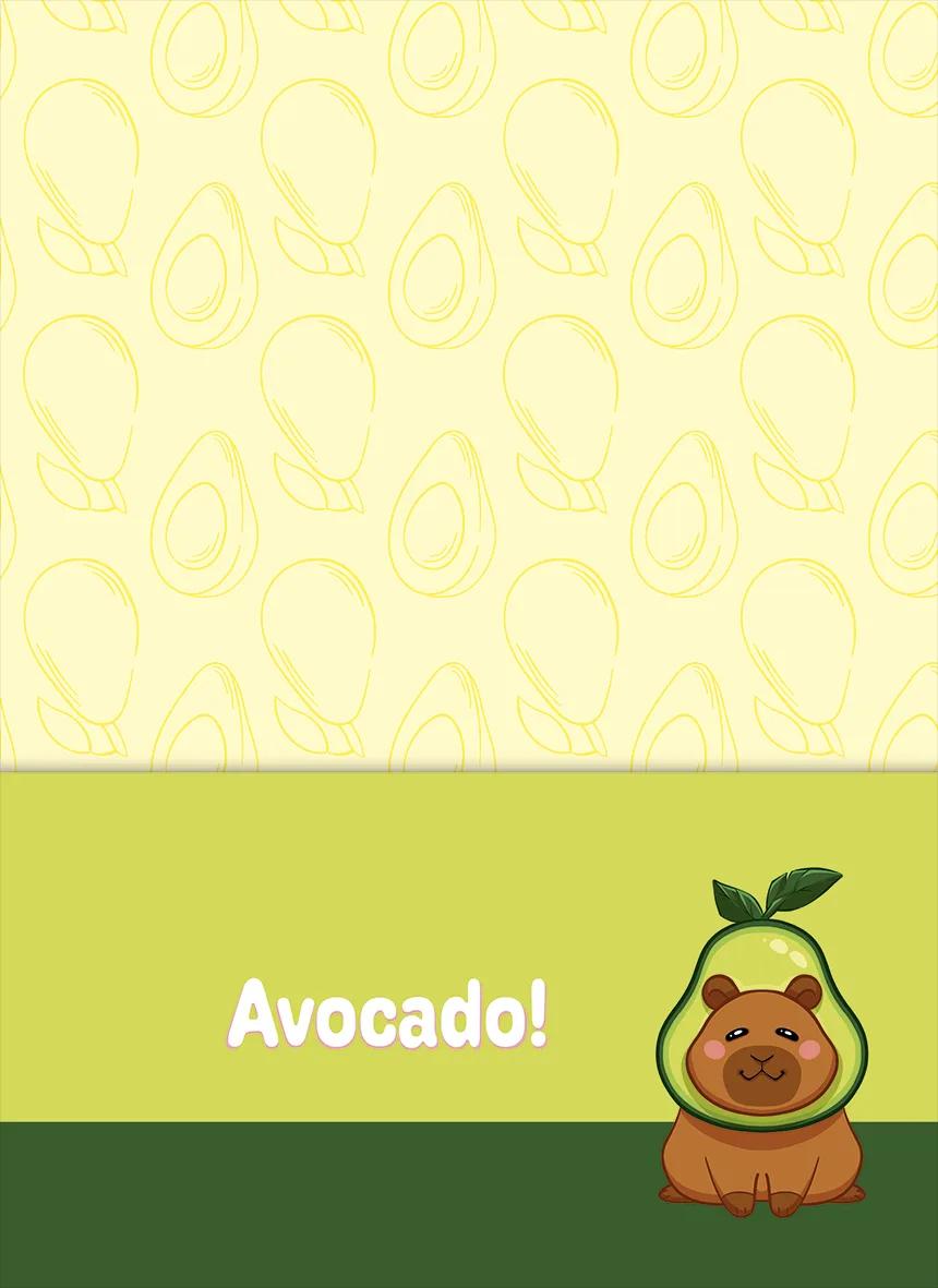 CADERNO ESPIRAL UNIVERSITÁRIO CAPA DURA 15 MATÉRIAS 160 FOLHAS - AVOCADO — miniatura 6