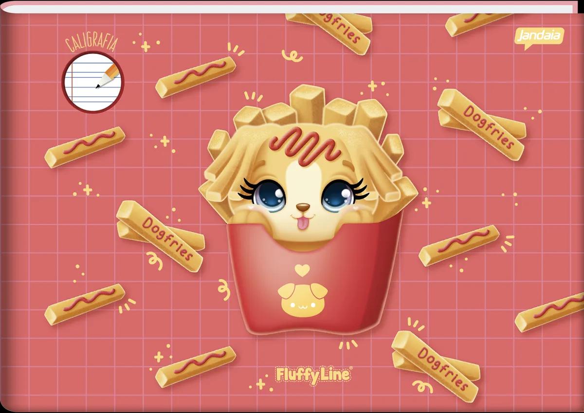 CADERNO BROCHURA 1/4 CALIGRAFIA 200X140MM 40FLS - FLUFFY — miniatura 2