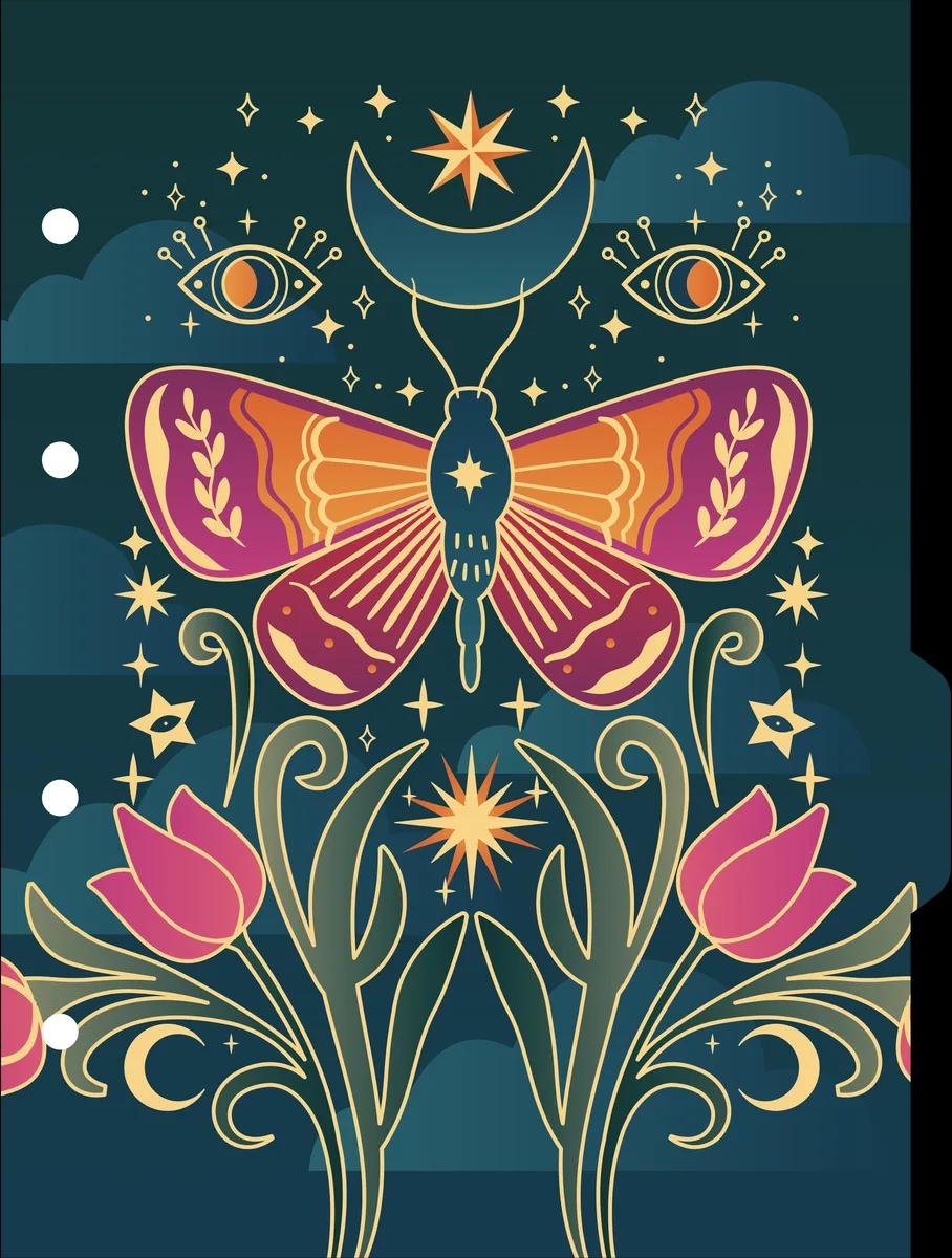 CADERNO ARGOLADO COLLEGE 80 FOLHAS - MYSTIC — miniatura 2