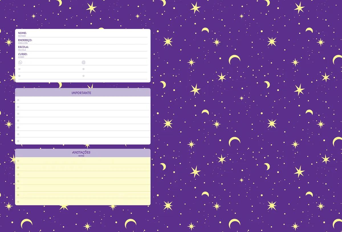 CADERNO BROCHURA CAPA DURA UNIVERSITÁRIO 80 FOLHAS - SPOOKY LOVE — miniatura 5