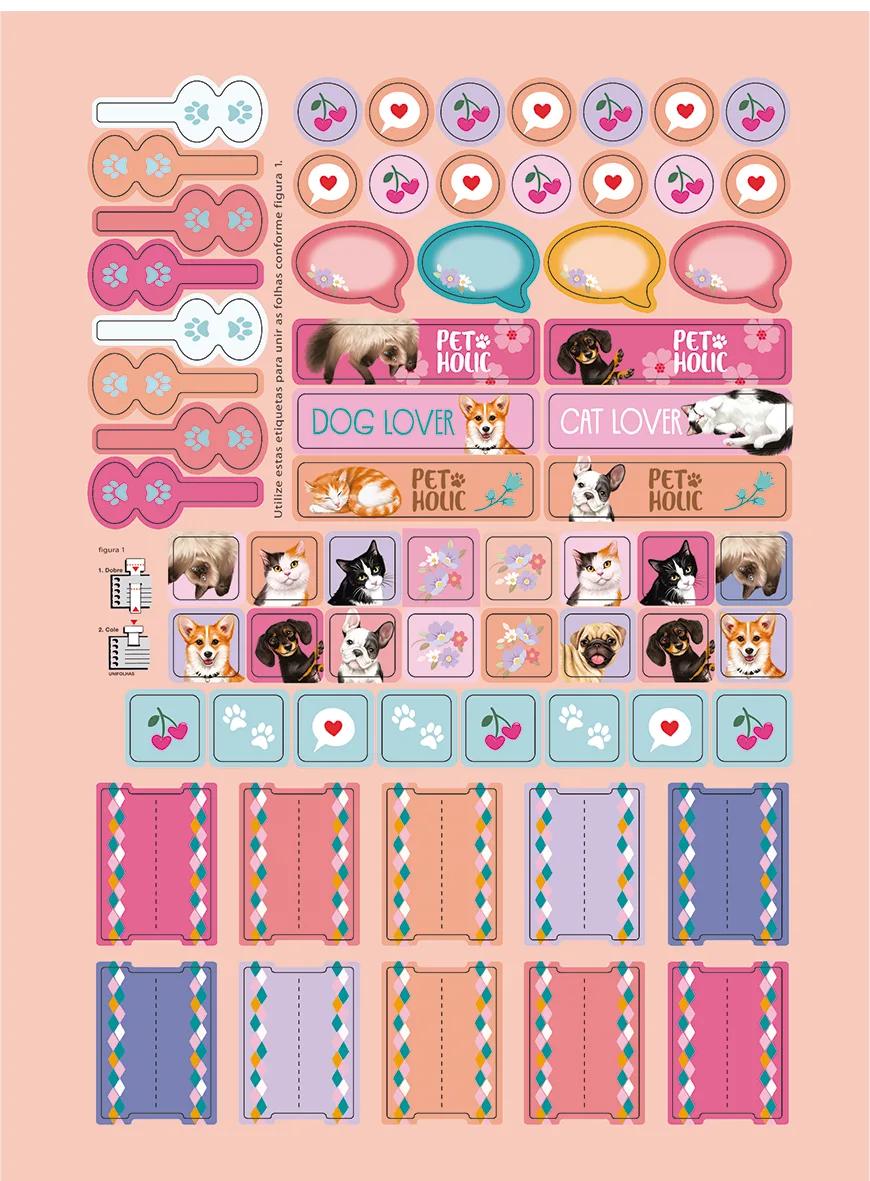 CADERNO ESPIRAL UNIVERSITÁRIO CAPA DURA 15 MATÉRIAS 240 FOLHAS - PET HOLIC — miniatura 8