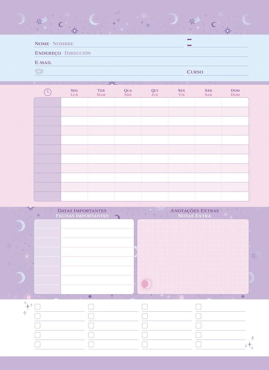 CADERNO ESPIRAL CAPA DURA 10 MATÉRIAS 160 FOLHAS COLLEGE - MYSTIC — miniatura 7