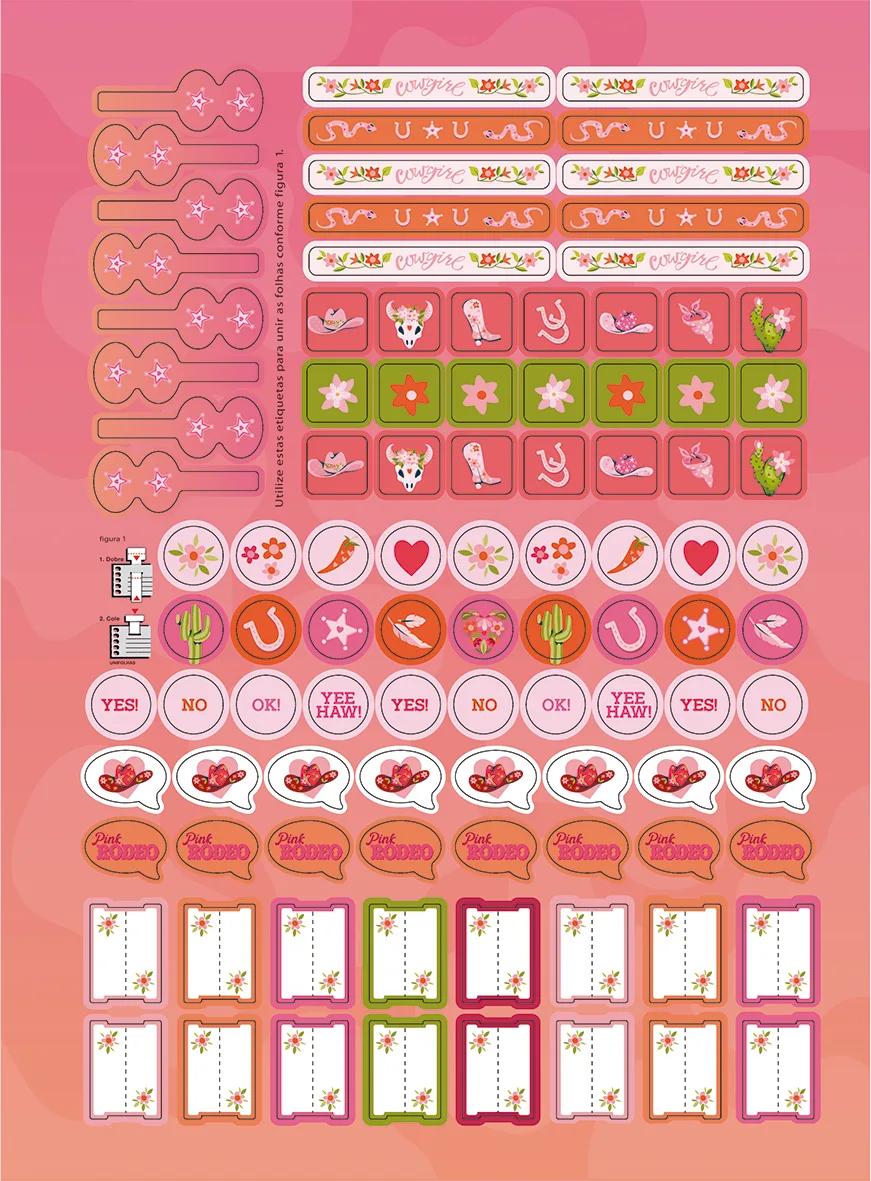 CADERNO ESPIRAL UNIVERSITÁRIO CAPA DURA 15 MATÉRIAS 240 FOLHAS - PINK RODEO — miniatura 7