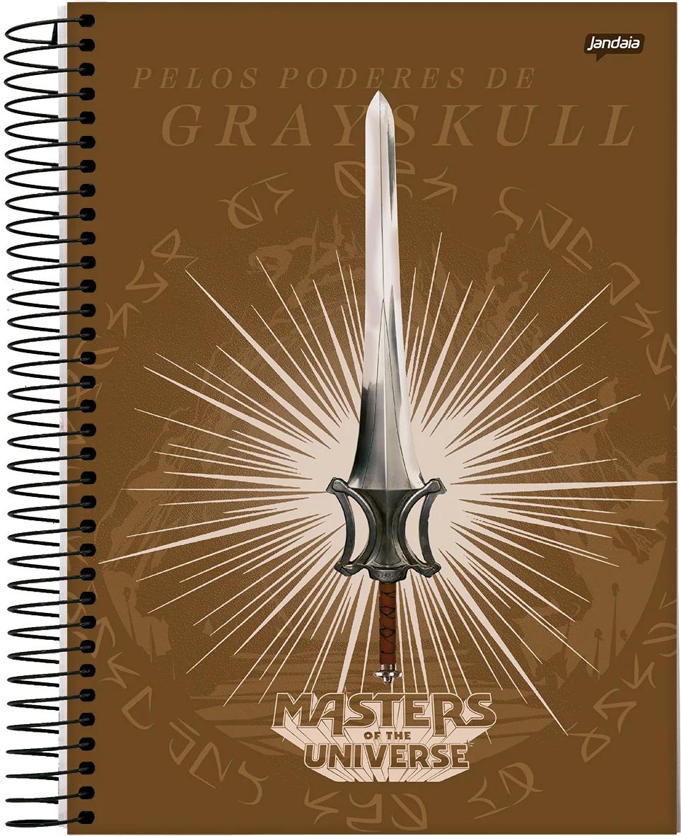 CADERNO ESPIRAL UNIVERSITÁRIO CAPA DURA 15 MATÉRIAS 240 FOLHAS - MASTERS OF THE UNIVERSE — miniatura 3