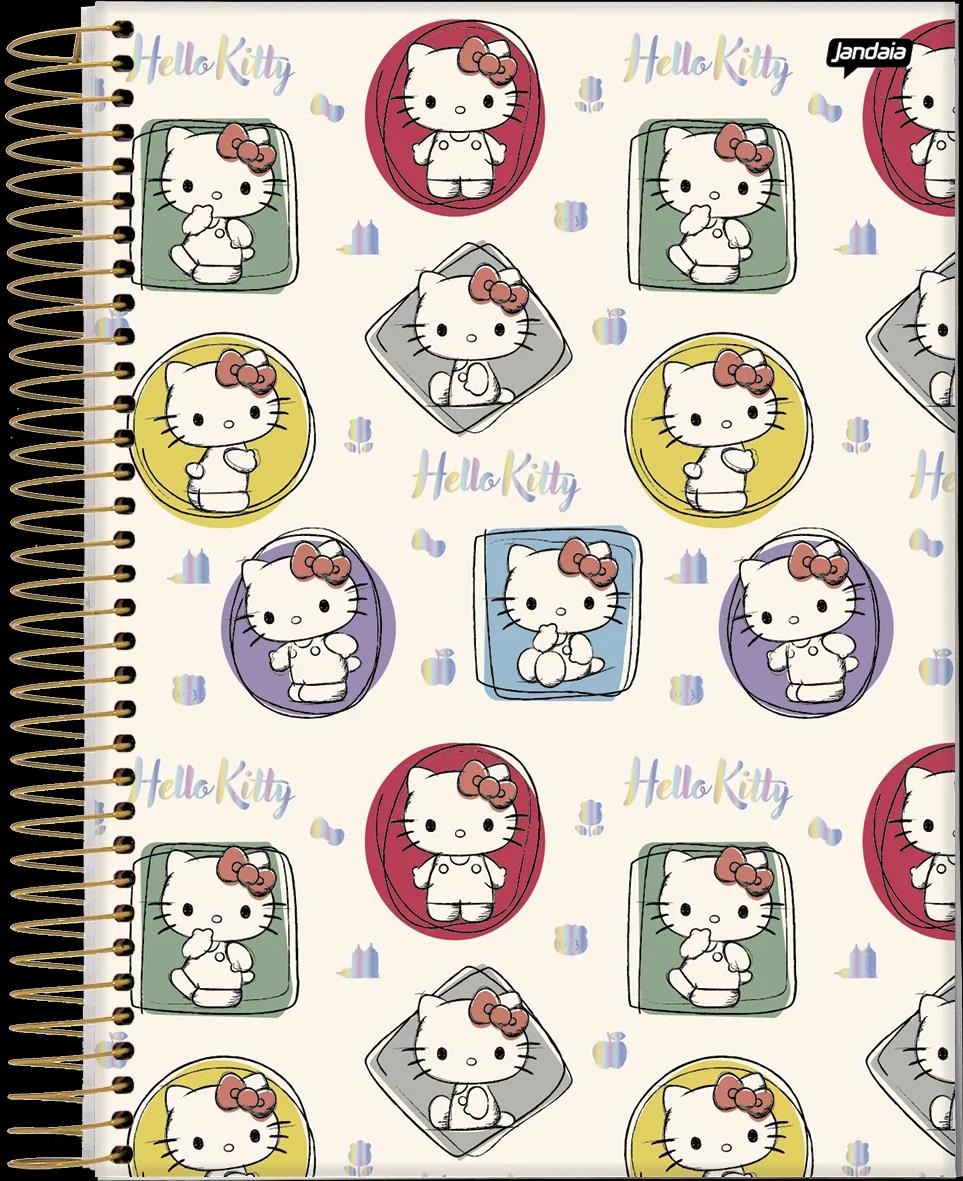 CADERNO ESPIRAL CAPA DURA 01 MATÉRIA COLLEGE - HELLO KITTY — miniatura 3