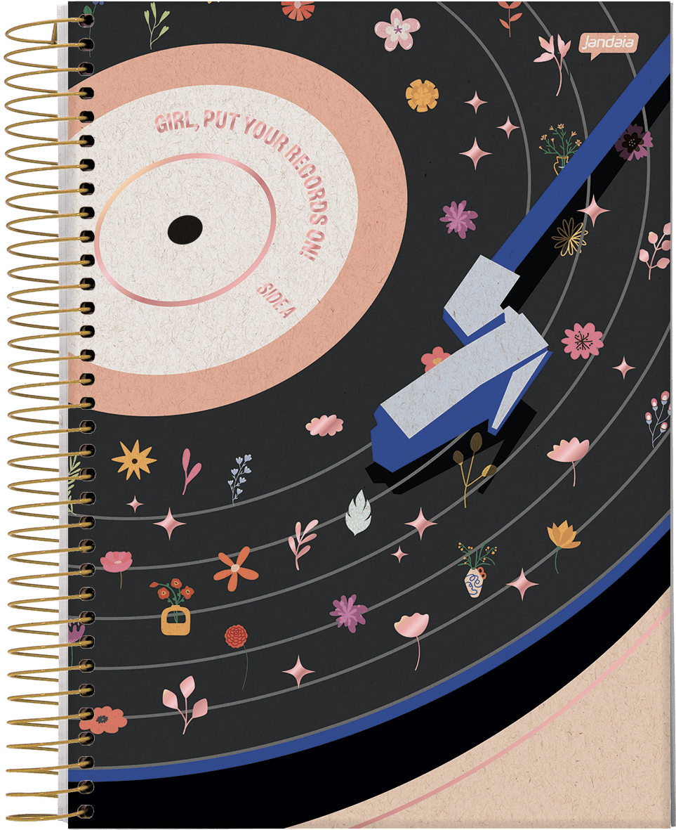 CADERNO ESPIRAL CAPA DURA 1/8 80 FOLHAS - ECO LÍNEA — miniatura 2