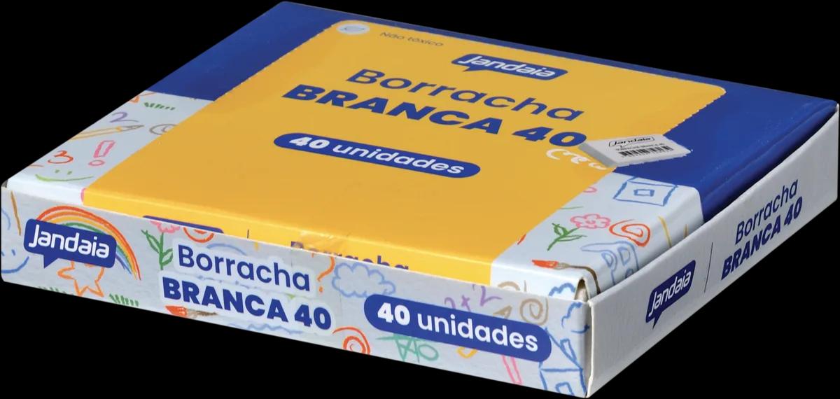 BORRACHA PLÁSTICA BRANCA N°40 - JANDAIA