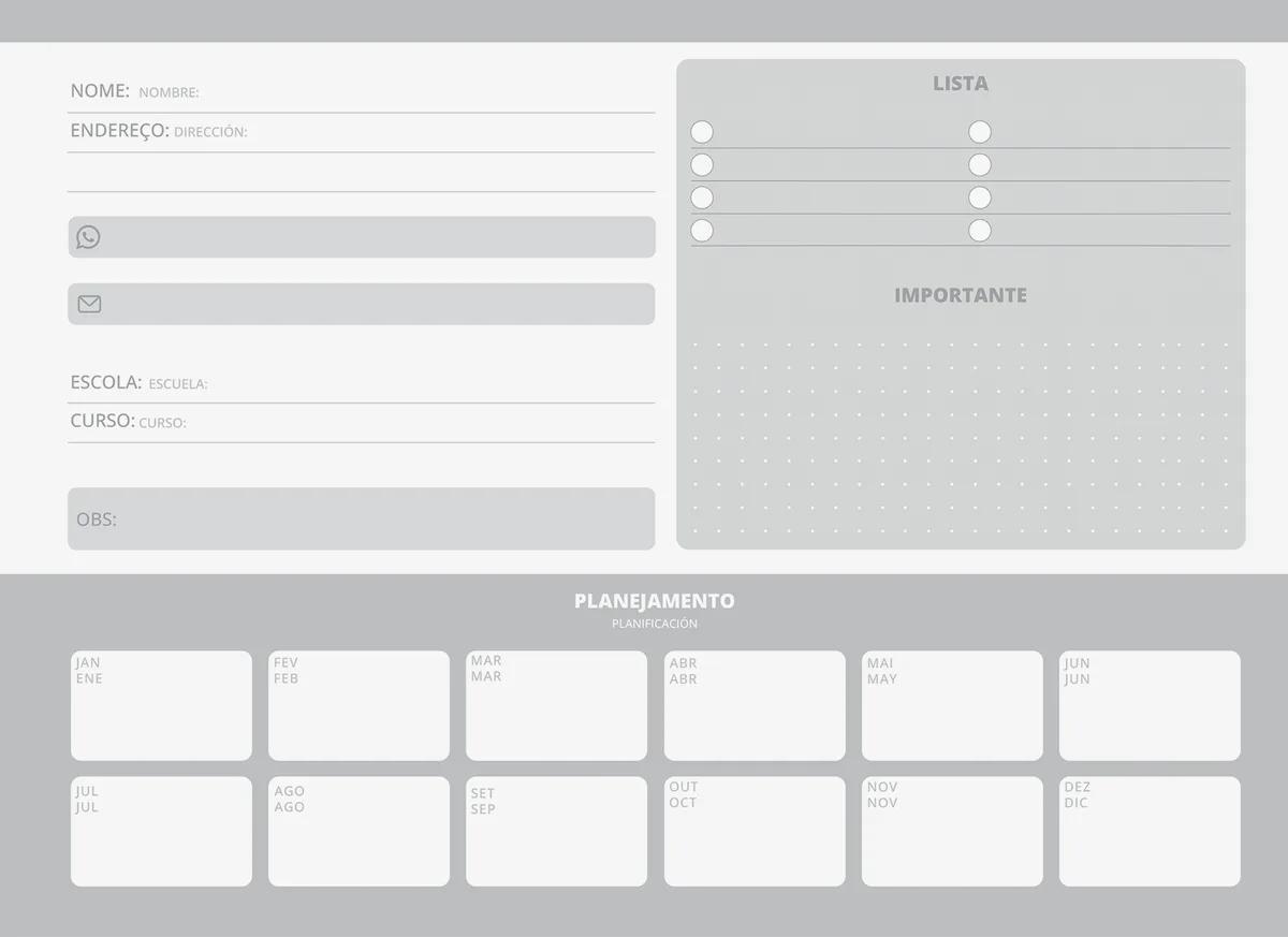 CADERNO ESPIRAL CAPA DURA 80 FOLHAS CARTOGRAFIA - PLAYER ONE — miniatura 3