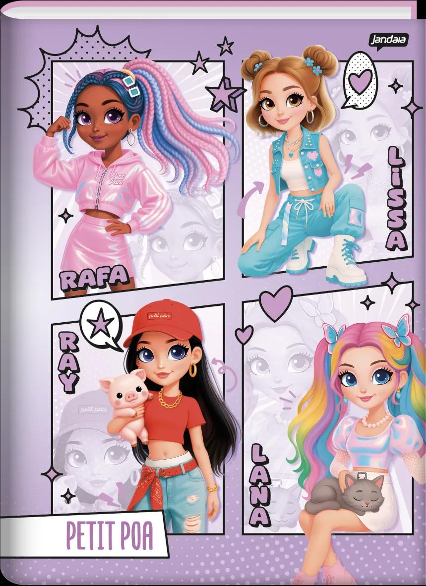 CADERNO BROCHURA UNIVERSITÁRIO CAPA DURA 80 FOLHAS -  PETIT POÁ — miniatura 4