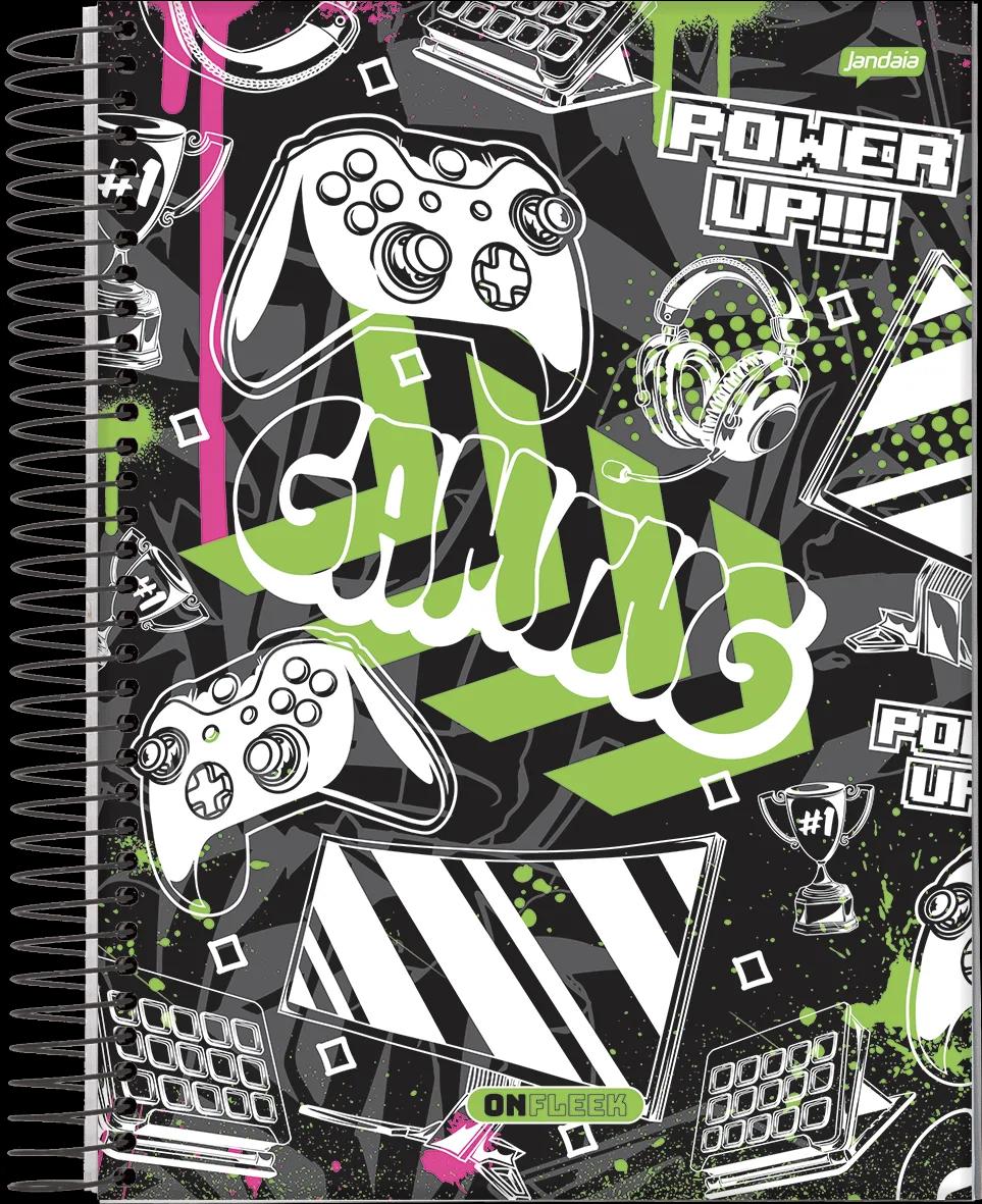 CADERNO ESPIRAL UNIVERSITÁRIO CAPA DURA 20 MATÉRIAS  400 FOLHAS -  ON FLEEK — miniatura 2