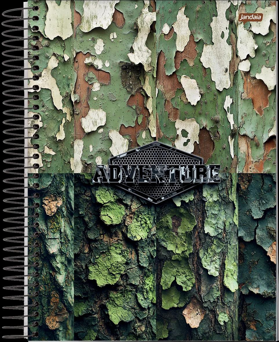 CADERNO ESPIRAL 1/4 CAPA DURA 80 FOLHAS - ADVENTURE — miniatura 4