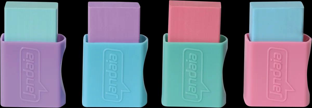 BORRACHA COLORIDA COM CINTA SORTIDA PASTEL - JANDAIA — miniatura 2