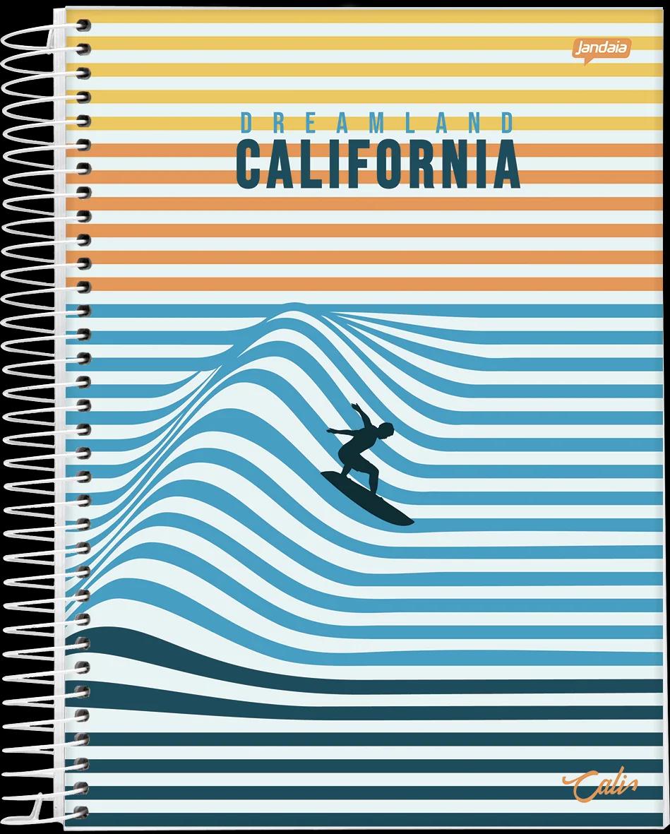 CADERNO ESPIRAL UNIVERSITÁRIO CAPA DURA 15 MATÉRIAS 240 FOLHAS - CALI E MALIBU — miniatura 7