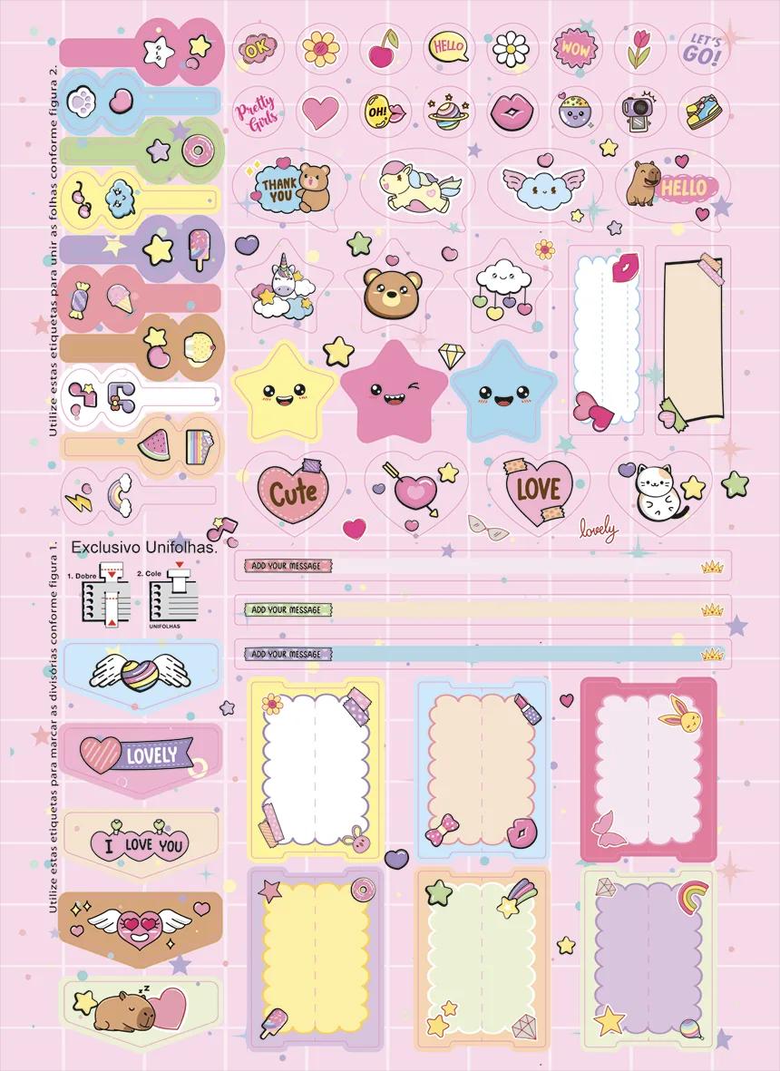 CADERNO ESPIRAL UNIVERSITÁRIO CAPA DURA 01 MATÉRIA 80 FOLHAS - SWEETNESS — miniatura 7